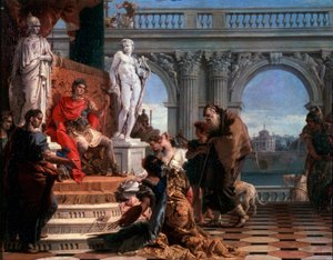 Maecenas präsentiert die Künste Augustus, 1743 von Giovanni Battista Tiepolo