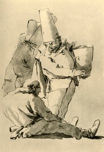 Pulcinelli von Giovanni Battista Tiepolo