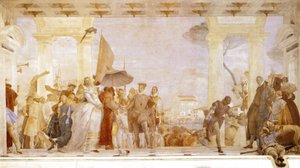 Empfang von Heinrich III. in der Villa Contarini von Giovanni Battista Tiepolo