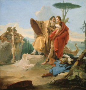 Rinaldo und der Magier von Ascalon von Giovanni Battista Tiepolo