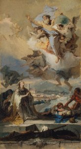 Die heilige Thekla betet für die Pestkranken, 1758-59 von Giovanni Battista Tiepolo