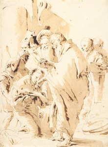 Der heilige Prosdocimus tauft die heilige Giustina von Giovanni Battista Tiepolo