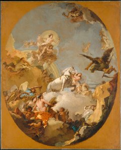 Der Wagen der Aurora von Giovanni Battista Tiepolo