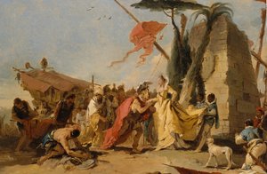 Das Treffen von Antonius und Kleopatra von Giovanni Battista Tiepolo