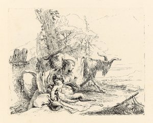 Vari Capricci, vor 1750 von Giovanni Battista Tiepolo