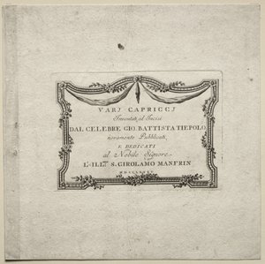 Verschiedene Kaprizen, 1785