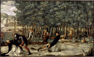 Tod des Heiligen Petrus Märtyrer