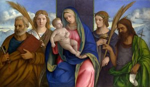 Madonna mit Kind und Heiligen