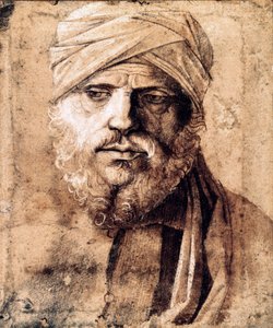 Porträt eines Mannes mit Turban