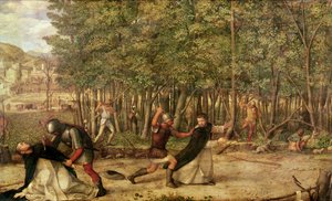 Die Ermordung des heiligen Petrus Märtyrer, 1507