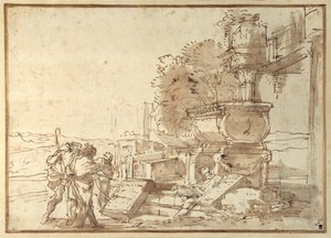 Et in Arcadia Ego von Giovanni Benedetto Castiglione