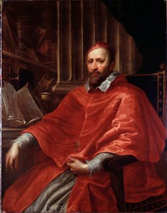 Porträt des italienischen Kardinals Ottaviano Raggi von Giovanni Benedetto Castiglione