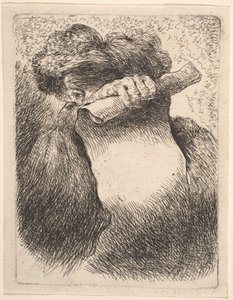 Mann mit einer Schriftrolle von Giovanni Benedetto Castiglione