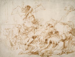 Der Engel verlässt die Familie von Tobit
