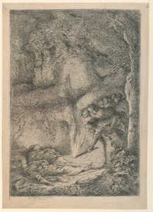 Das Auffinden der Leichen von St. Peter und St. Paul von Giovanni Benedetto Castiglione