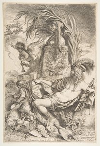Der Genius von Castiglione, ca. 1645-47, veröffentlicht 1648 von Giovanni Benedetto Castiglione