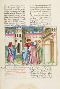Dekameron, Ein allegorisches Fresko - Guiglielmo Borsiere und Ermino de