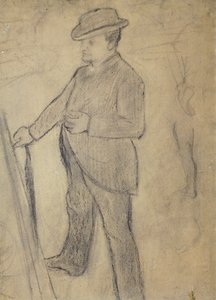 Porträt von Boldini, von Edgar Degas (Zeichnung)