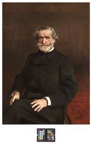 Porträt von Giuseppe Verdi