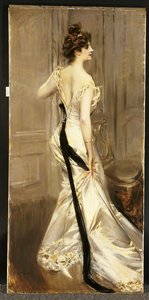 Der schwarze Schal, ca. 1905