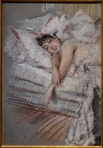 Die Gräfin von Rasty im Bett