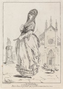 Le Zendale (Frau mit Kapuze, oder die Frau, die aus der Kirche kommt)