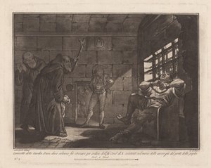 Der „Giardin Scuro“ für Hinrichtungen durch Erdrosseln von Giovanni De Pian, after Francesco Galimberti