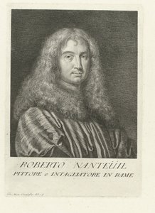 Porträt des Künstlers Robert Nanteuil von Giovanni Domenico Campiglia