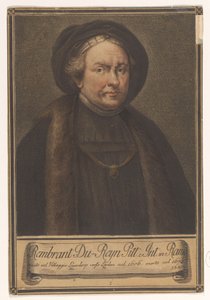 Porträt des Künstlers Rembrandt Harmensz. van Rijn von Giovanni Domenico Campiglia