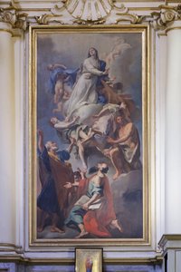 Gemälde der Jungfrau gewidmet, Domenico Pestrini, Heiligtum der Madonna von San Luca