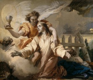 Christus am Ölberg von Giovanni Domenico Tiepolo