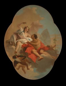 Flora und Zephyr von Giovanni Domenico Tiepolo