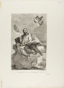 St. Gaetano von Thiene von Giovanni Domenico Tiepolo