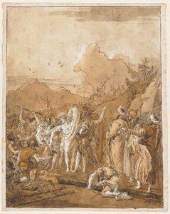 Die Entkleidung Christi, um 1785-1790