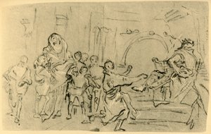 Die Mutter der Makkabäer vor Antiochus von Giovanni Domenico Tiepolo