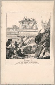 Via crucis - Station I, Jesus zum Tode verurteilt von Giovanni Domenico Tiepolo