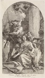 Martyrium der Heiligen Agatha von Giovanni Domenico Tiepolo after Giovanni Battista Tiepolo