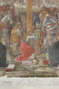 Mailand, Refektorium des Letzten Abendmahls, Donato Montorfano, Kreuzigung Christi von Giovanni Donato Montorfano