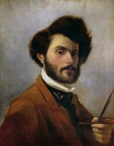 Florenz, Selbstporträt im Alter von 29 Jahren von Giovanni Fattori