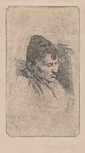 Porträt der zweiten Frau des Künstlers von Giovanni Fattori