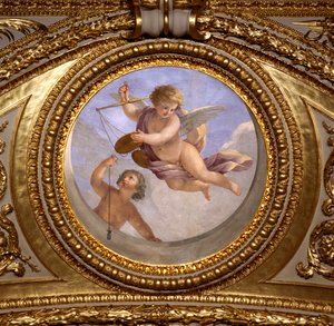 Liebe zur Gerechtigkeit von Giovanni Francesco Romanelli
