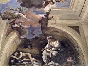 Die Sala di Aurora (Detail einer Allegorie der Nacht)