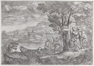Landschaft mit der Flucht nach Ägypten