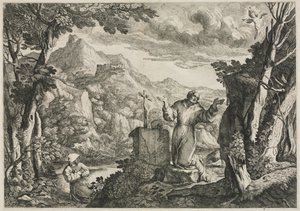 Der heilige Franz von Assisi empfängt die Stigmata