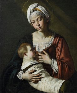 Madonna col bambino, auch bekannt als Madonna del latte