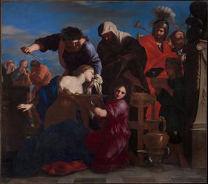 Das Opfer der Polyxena von Giovanni Francesco Romanelli