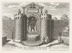 Brunnen in den Vatikanischen Gärten von Giovanni Francesco Venturini
