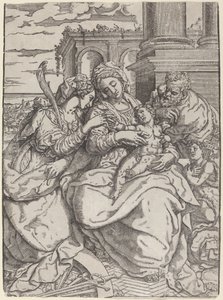 Madonna mit Kind und der Heiligen Katharina