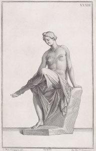 Statue der Venus von Giovanni Girolamo Frezza