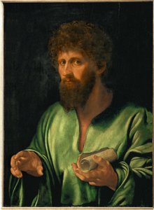 Ein Philosoph aus der Antike, um 1530 Pappelholz, 79 x 57 cm Inv